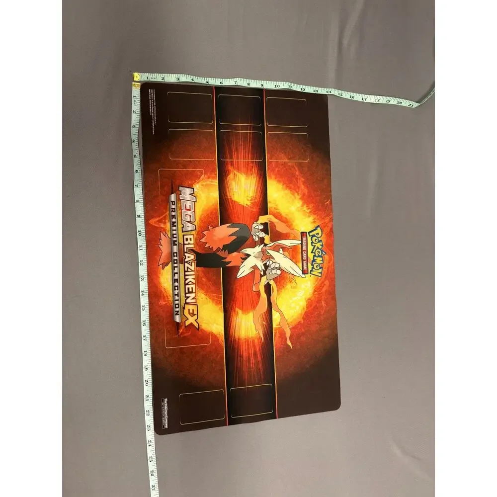 Pokemon Blaziken EX MEGA X UPC Play Mat Rubber Playmat